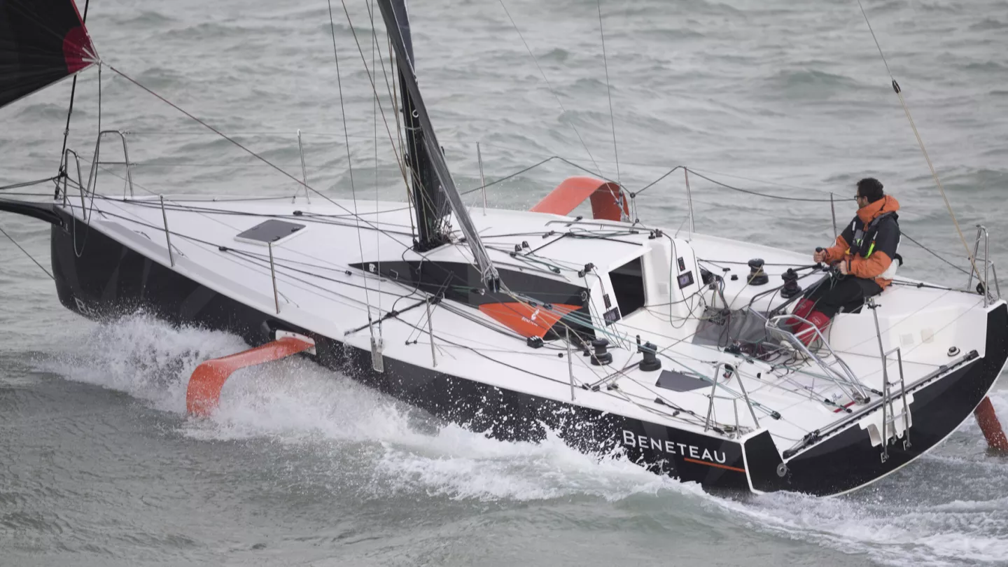 foiling monohull yacht