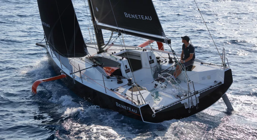 foiling monohull yacht