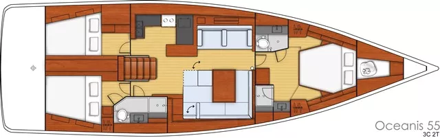 sailing yacht 55 ft