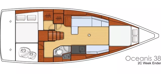 38 feet yacht