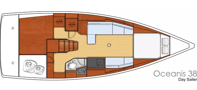 38 feet yacht