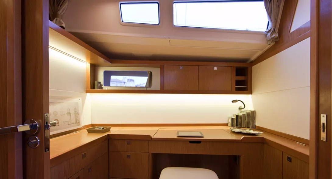 50 foot sailboat interior